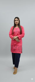 woolen two pic kurti pant set