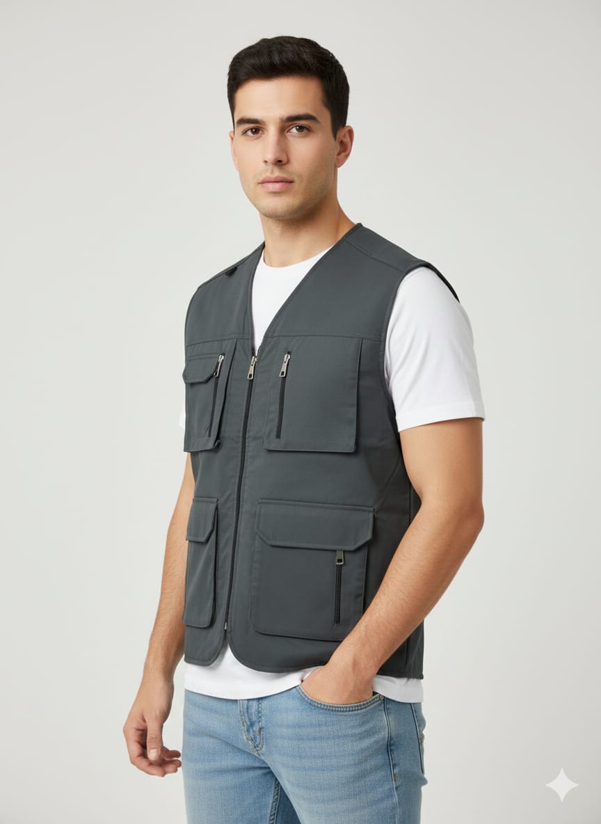 Sleeveless jacket