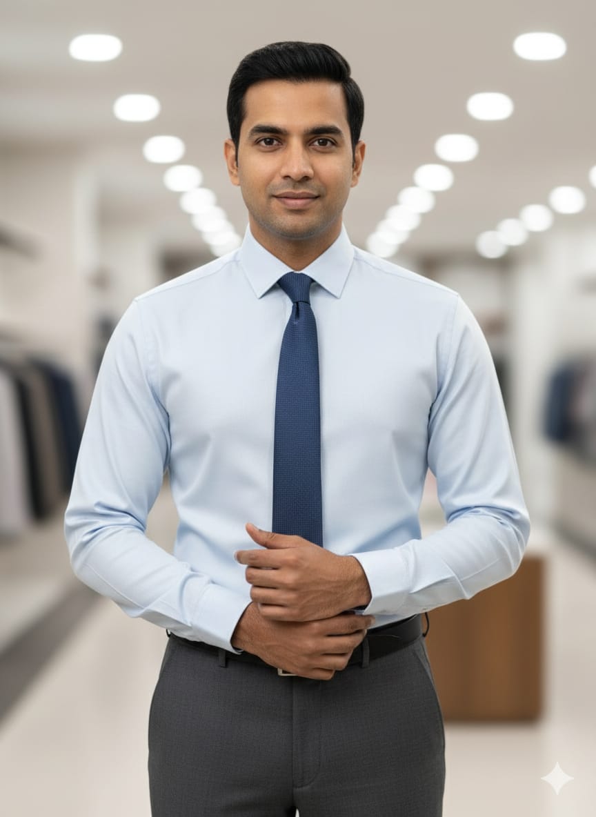 Men's solid party wear shirt